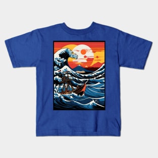 The Great Wave off Kanagawa Kids T-Shirt